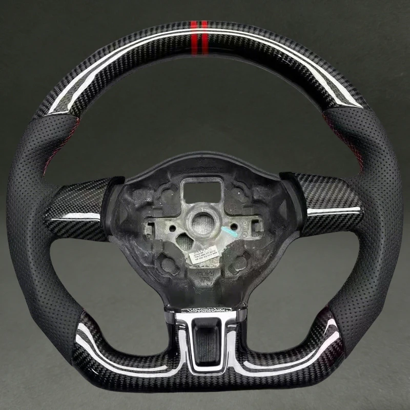 Black Carbon Fiber Steering Wheel for Volkswagen MK6 GTI Golf 6 R Polo GTI Passat Steering Wheel Sport for Golf 6 Customizable
Black Carbon Fiber Steering Wheel for Volkswagen MK6 GTI Golf 6 R Polo GTI Passat Steering Wheel Sport for Golf 6 Customizable