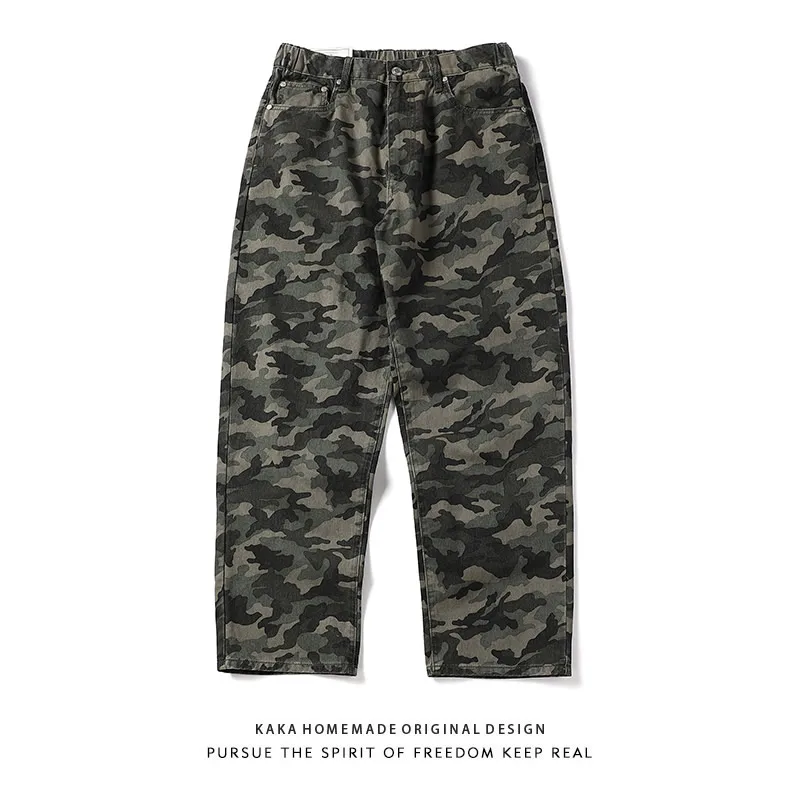 Мужские повседневные прямые брюки в ретро-японском стиле из плотного хлопка, свободного кроя, универсальные, удобные, для активного отдыха...
Мужские повседневные прямые брюки в ретро-японском стиле из плотного хлопка, свободного кроя, универсальные, удобные, для активного отдыха...