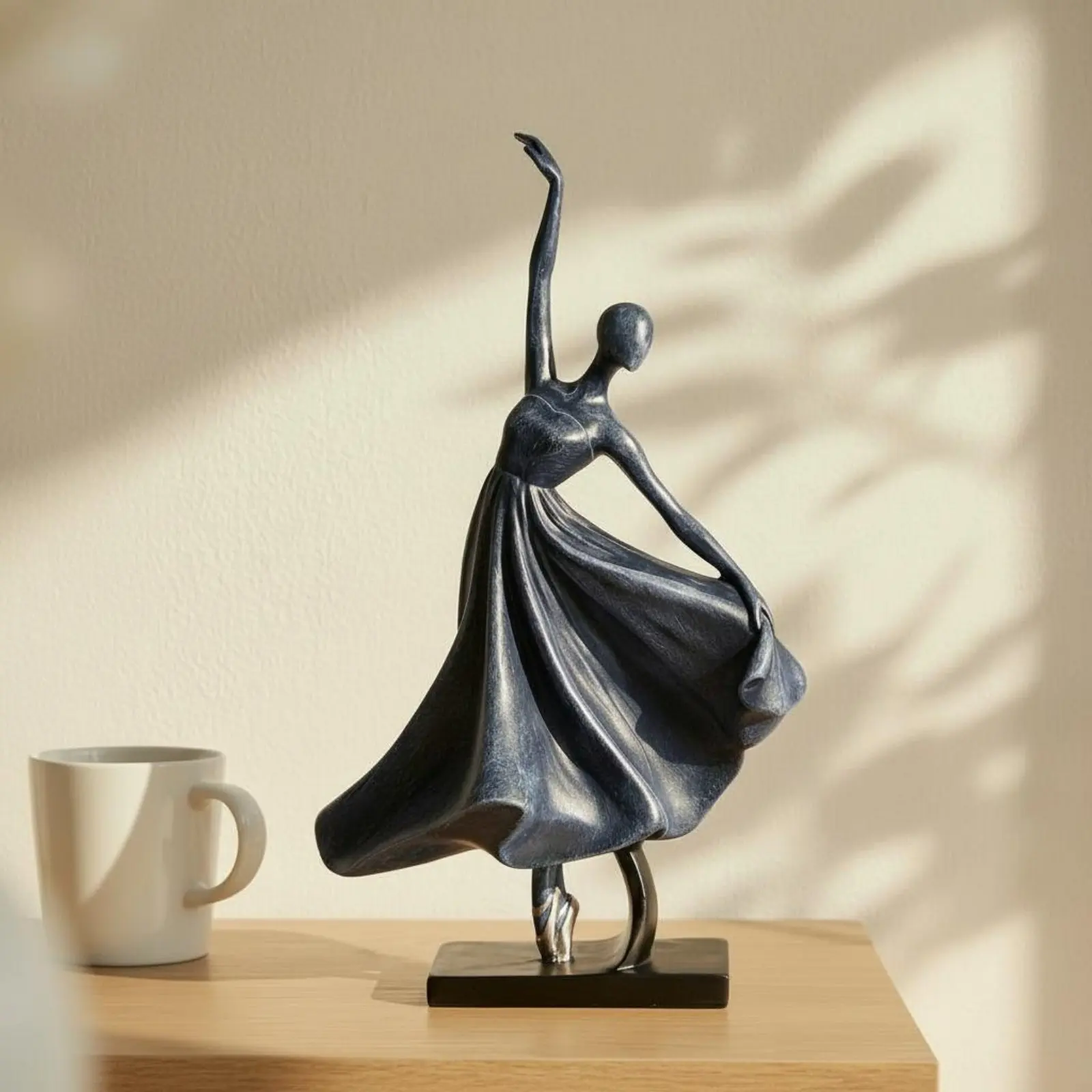 Abstract Dancer Sculpture Minimalist Design Ballerina Figurine Dancing Girl Statue Elegant Highlight for Dancers, Office, Shelf
Abstract Dancer Sculpture Minimalist Design Ballerina Figurine Dancing Girl Statue Elegant Highlight for Dancers, Office, Shelf