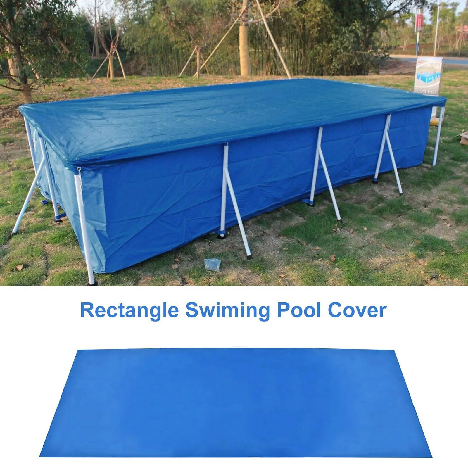 Ground Pool Cover Heavy-Duty Thermal Pool Blanket Protector Reinforced Weatherproof Hot Tub Blanket for Outdoor Backyard
Ground Pool Cover Heavy-Duty Thermal Pool Blanket Protector Reinforced Weatherproof Hot Tub Blanket for Outdoor Backyard