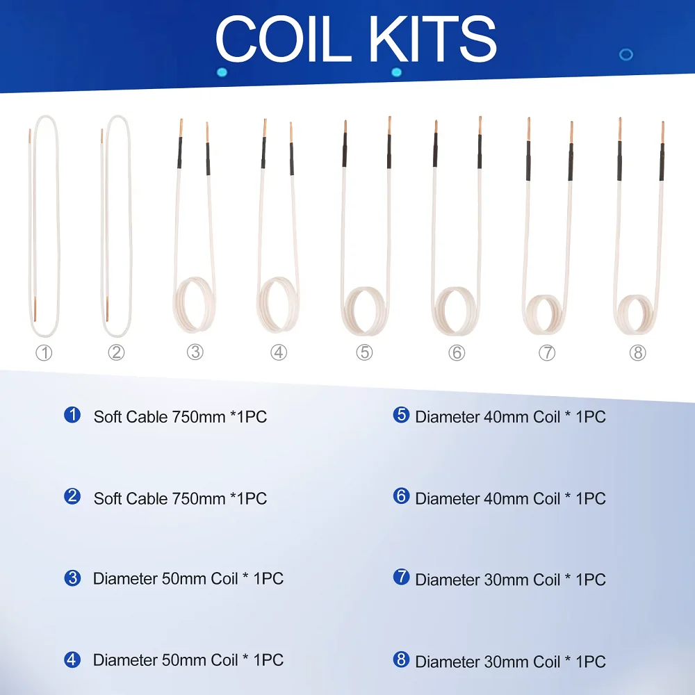 For Auto Use Bolt Remover 1100W Flameless Electromagnetic Mini Induction Heater With 8 Pieces Coil Kits
For Auto Use Bolt Remover 1100W Flameless Electromagnetic Mini Induction Heater With 8 Pieces Coil Kits