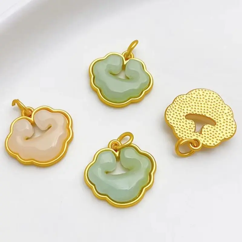 Ancient Method Gold Gourd Peanut Ruyi Lock Pendant Handmade Diy Bracelet Necklace Jewelry Material Accessories L507
Ancient Method Gold Gourd Peanut Ruyi Lock Pendant Handmade Diy Bracelet Necklace Jewelry Material Accessories L507