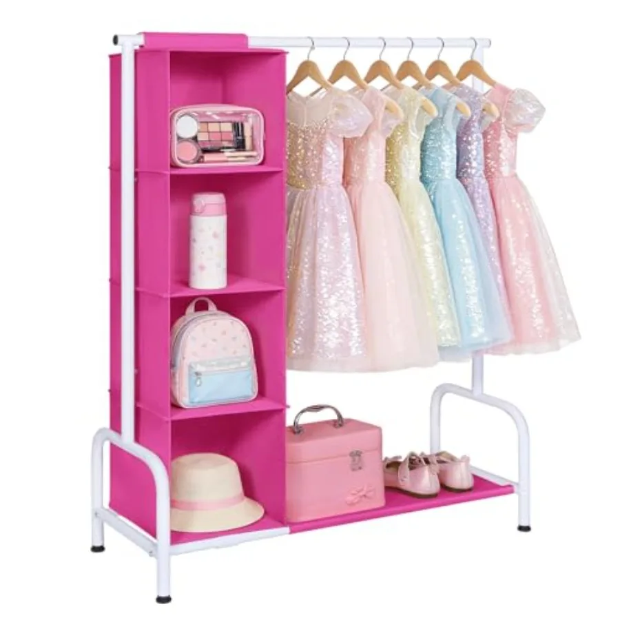 Clothing Rack with Hanging Organizer, Short Toddler Dr Up Storage Rack for Hanging Clothes, Wardrobe Closet for Baby Clothes, D
Clothing Rack with Hanging Organizer, Short Toddler Dr Up Storage Rack for Hanging Clothes, Wardrobe Closet for Baby Clothes, D