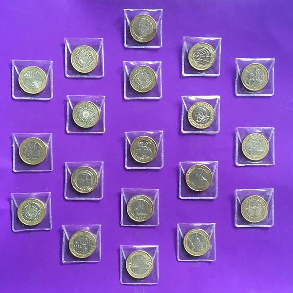 50 Pcs Coin Storage Bag Currency Album Container Pouch Money Packing Pouches Holder
50 Pcs Coin Storage Bag Currency Album Container Pouch Money Packing Pouches Holder