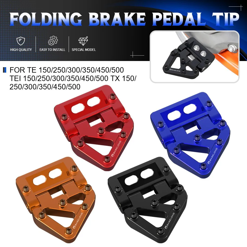 For TE 150/250/300/350/450/500 TEI 150/250/300/350/450/500 TX 150/250/300/350/450/500 Rear Folding Brake Pedal Step Tip Plate
For TE 150/250/300/350/450/500 TEI 150/250/300/350/450/500 TX 150/250/300/350/450/500 Rear Folding Brake Pedal Step Tip Plate