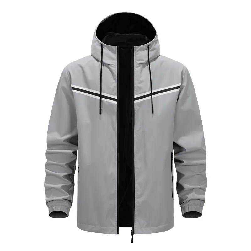 2025 осеннее мужское пальто с длинным рукавом в полоску, мужская верхняя одежда с капюшоном, ветрозащитная спортивная свободная повседневная легкая мужская куртка на открытом воздухе
2025 осеннее мужское пальто с длинным рукавом в полоску, мужская верхняя одежда с капюшоном, ветрозащитная спортивная свободная повседневная легкая мужская куртка на открытом воздухе