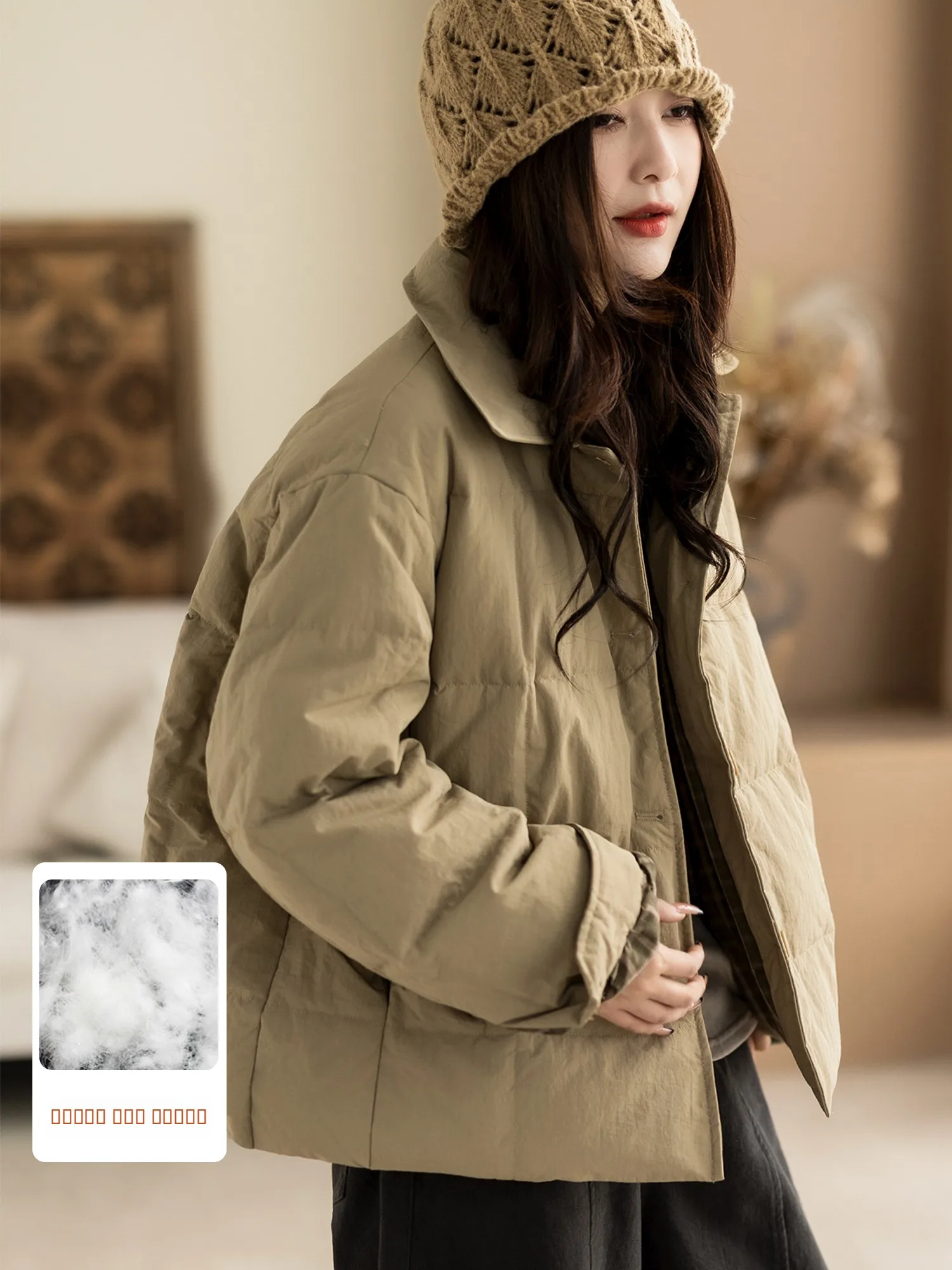 Winter High Collar Women's down Jaet 2025 New Faion Warm Sli Good Looking Ladies' Top Coat Casual Loose Fit Du down...
Winter High Collar Women's down Jaet 2025 New Faion Warm Sli Good Looking Ladies' Top Coat Casual Loose Fit Du down...