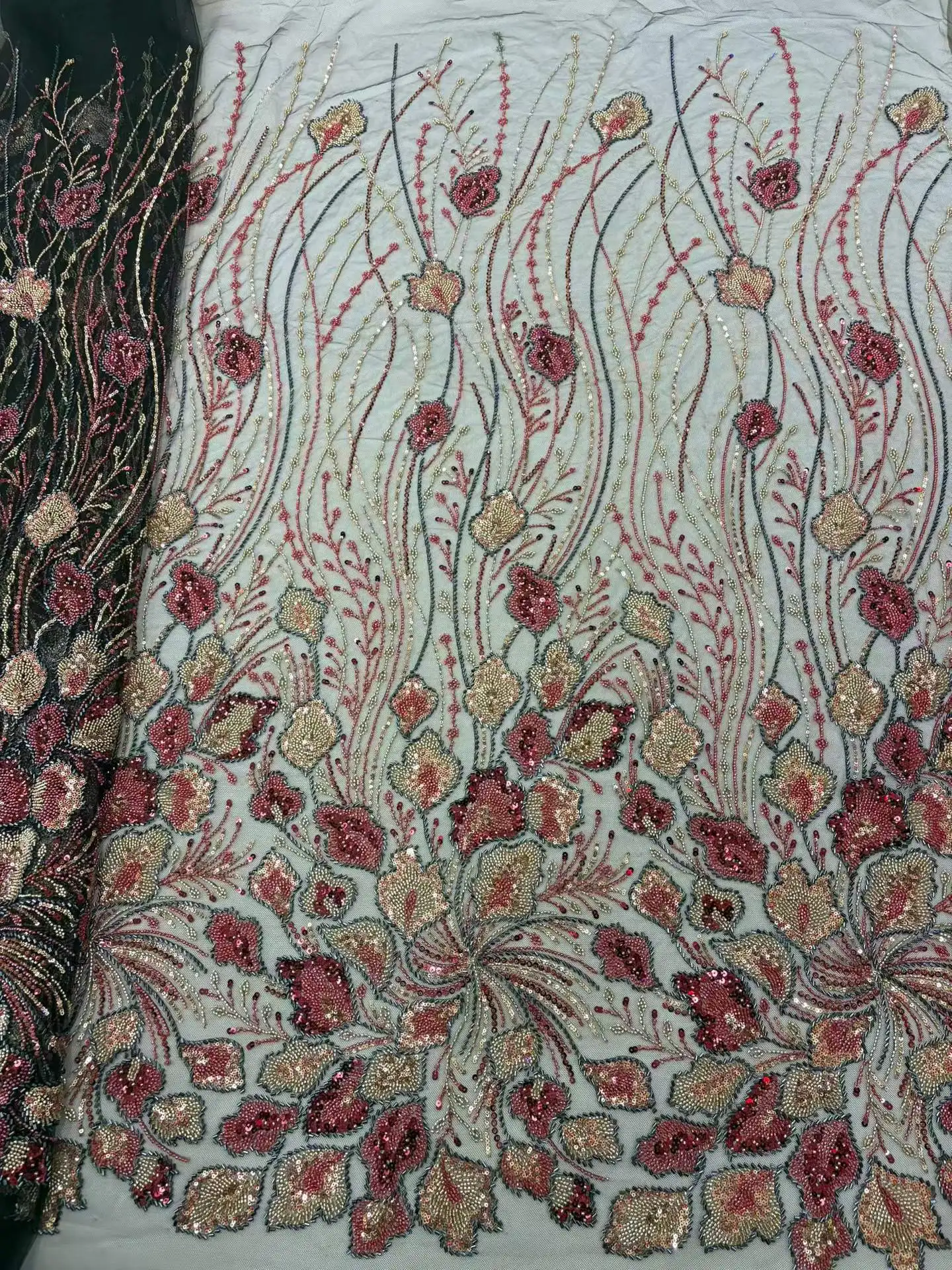 African Sequins Beaded Groom Lace Fabric High Quality French Tulle Lace Fabric 2026 Embroidery Nigerian Lace Fabrics For Dress
African Sequins Beaded Groom Lace Fabric High Quality French Tulle Lace Fabric 2026 Embroidery Nigerian Lace Fabrics For Dress
