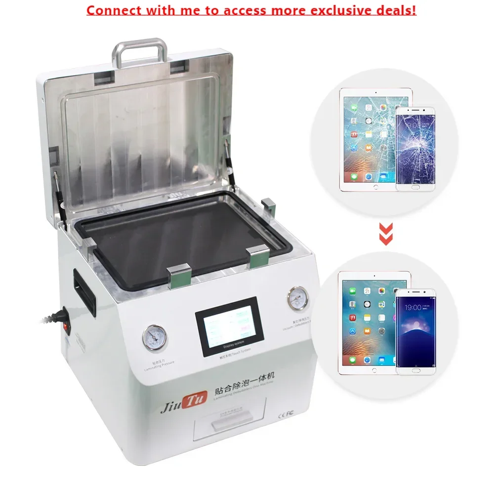 6 In 1 Automatic Bubble Removing Machine For Ipad Air 2 Ipad Mini 4 Screen Repair OCA Vacuum Laminator
6 In 1 Automatic Bubble Removing Machine For Ipad Air 2 Ipad Mini 4 Screen Repair OCA Vacuum Laminator