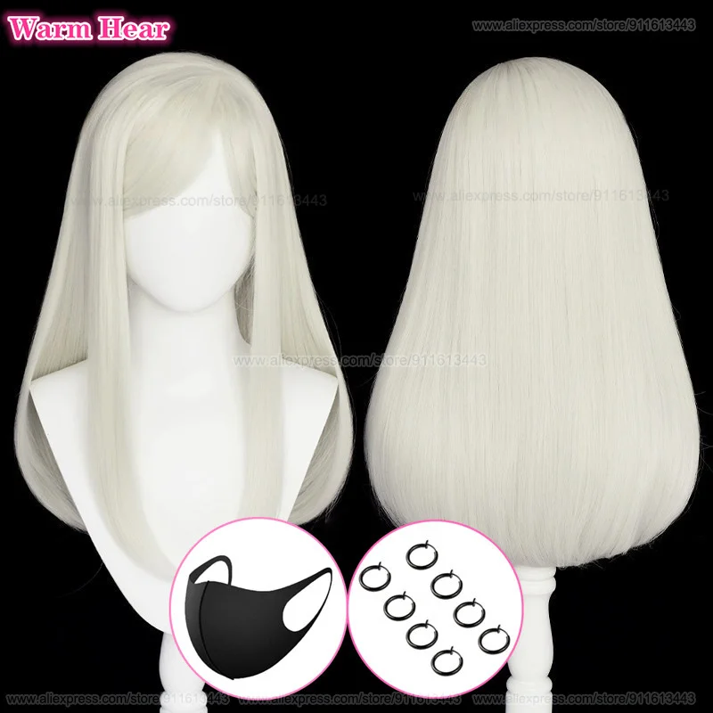 High Quality Anime Cos Sanzu Haruchiyo Long 60cm White Cosplay Wig And Mask Heat Resistant Synthetic Hair Party Wigs + A Wig Cap
High Quality Anime Cos Sanzu Haruchiyo Long 60cm White Cosplay Wig And Mask Heat Resistant Synthetic Hair Party Wigs + A Wig Cap