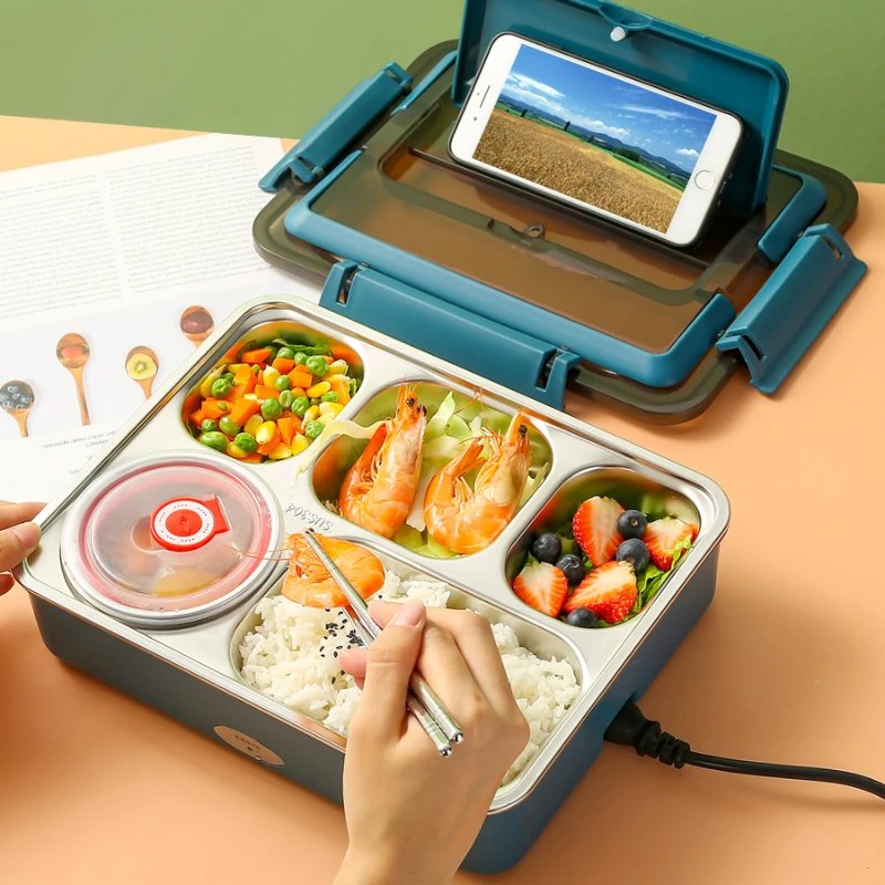 Heating lunch box, large capacity food grade stainless steel, insulated portable lunch box for office workers
Heating lunch box, large capacity food grade stainless steel, insulated portable lunch box for office workers