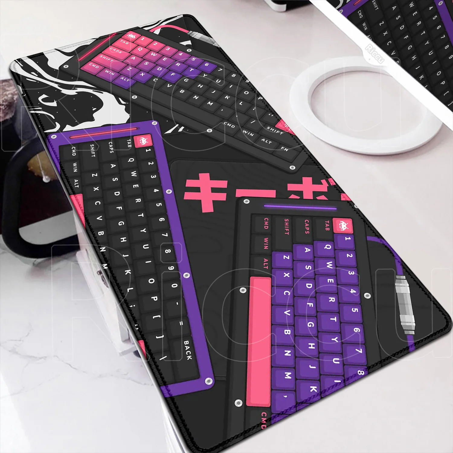 Mechanical Keyboard Art Design Mouse Pad PC Big Mousepad Office Laptop Decor Rubber Table Pad XXL Gamer Computer Non-slip Carpet
Mechanical Keyboard Art Design Mouse Pad PC Big Mousepad Office Laptop Decor Rubber Table Pad XXL Gamer Computer Non-slip Carpet
