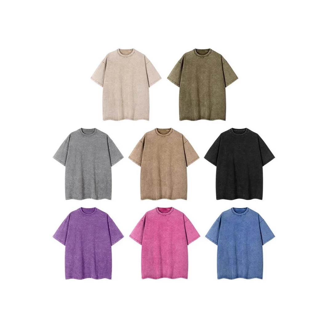 Summer Cross border Washed Vintage American Casual Pure Cotton Loose Short Sleeve Unisex T Shirt Heavyweight Distressed Drop Sh
Summer Cross border Washed Vintage American Casual Pure Cotton Loose Short Sleeve Unisex T Shirt Heavyweight Distressed Drop Sh