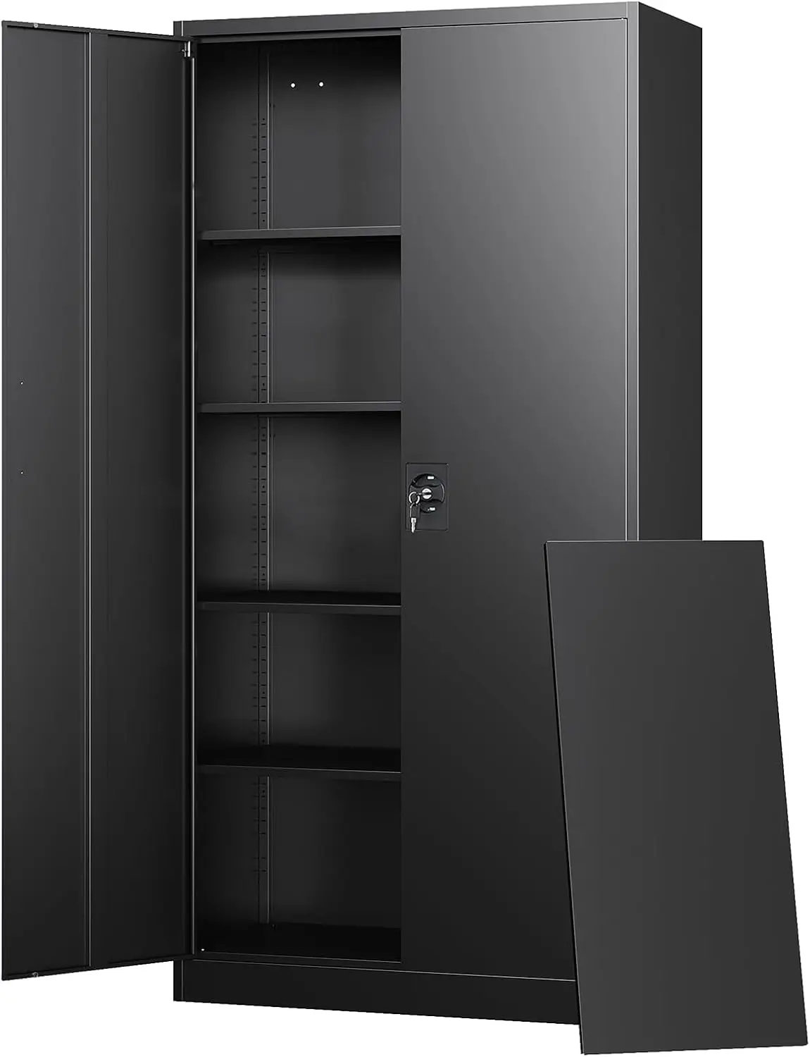 Metal Garage Storage Cabinets with Lock Door and Adjustable Shelves, Steel Tool Cabinets for Home
Metal Garage Storage Cabinets with Lock Door and Adjustable Shelves, Steel Tool Cabinets for Home
