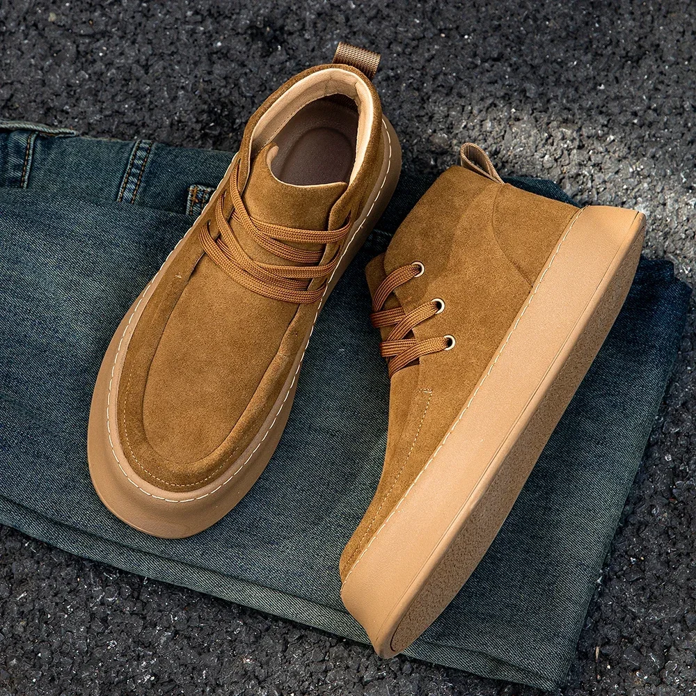 2024 New Hot Selling Men's Ankle Boots Handmade Soles Comfortable Men's Business Casual Office Shoes
2024 New Hot Selling Men's Ankle Boots Handmade Soles Comfortable Men's Business Casual Office Shoes