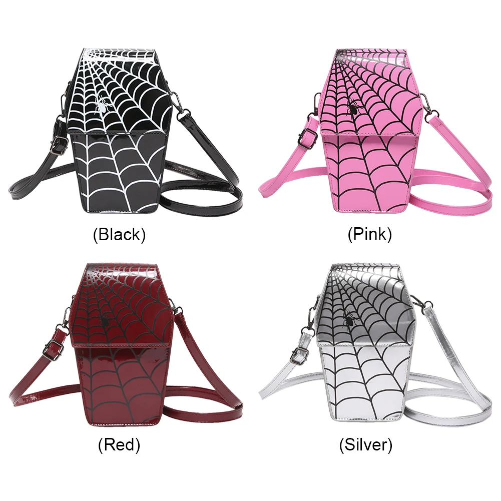 Gothic Coffin Shape Shoulder Bag for Women Spider Web Crossbody Bag PU Leather Adjustable Strap Hobo Bag for Halloween Cosplay
Gothic Coffin Shape Shoulder Bag for Women Spider Web Crossbody Bag PU Leather Adjustable Strap Hobo Bag for Halloween Cosplay