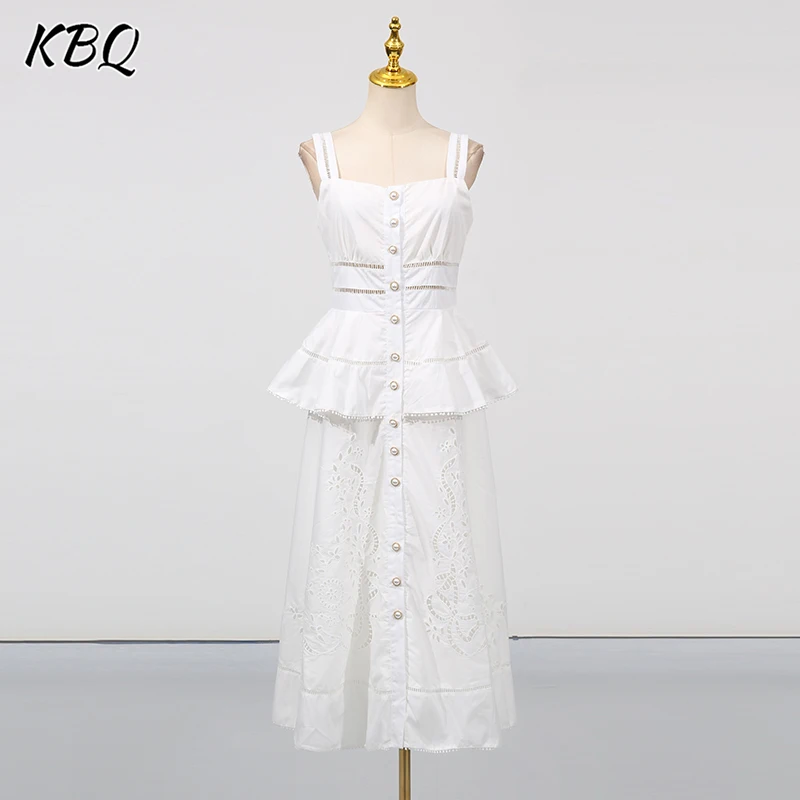 KBQ Slimming Hollow Out Spliced Single Breasted Dresses for Women Square Collar Sleeveless Backless High Waist Dress Female New
KBQ Slimming Hollow Out Spliced Single Breasted Dresses for Women Square Collar Sleeveless Backless High Waist Dress Female New