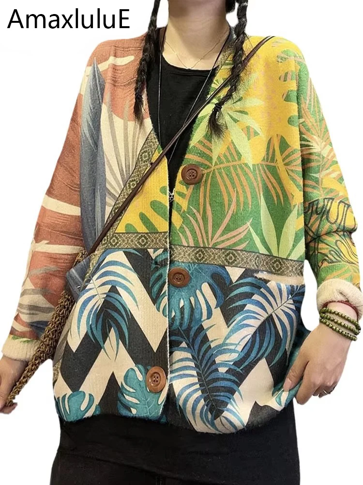 Amax luluE Korean Fashion Knitwear Winter Women Loose Printed Warm Sweaters 2025 Ladies Luxury Vintage Harajuku Casual Cardigans
Amax luluE Korean Fashion Knitwear Winter Women Loose Printed Warm Sweaters 2025 Ladies Luxury Vintage Harajuku Casual Cardigans