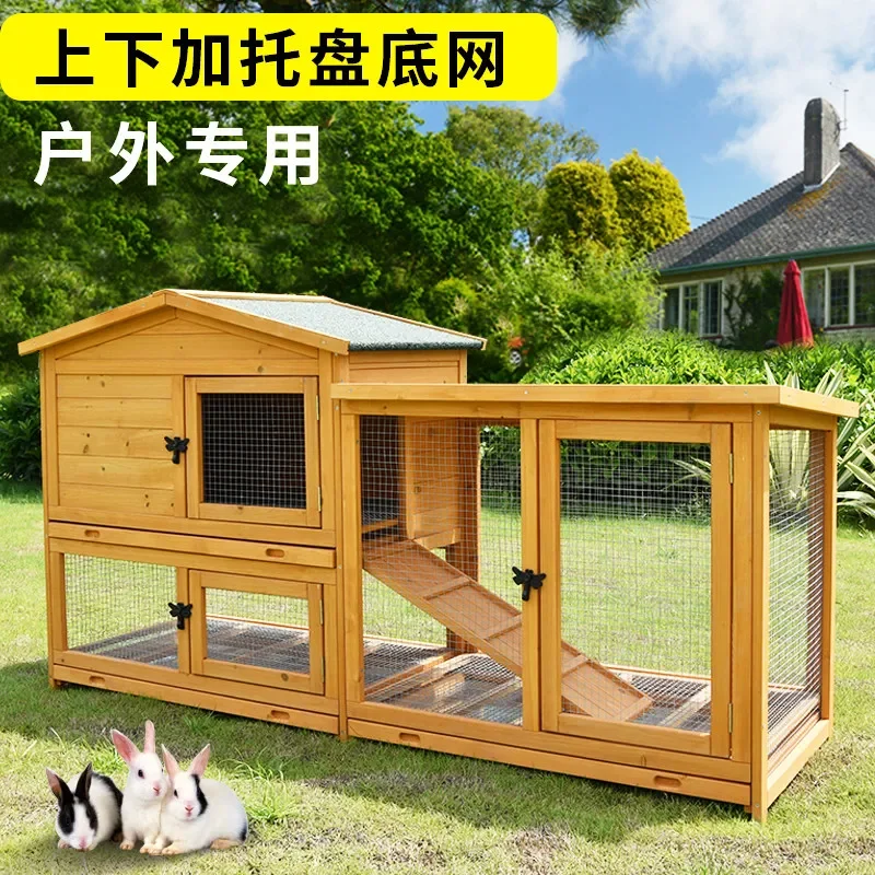Клетка для кроликов AA Rabbit Cage с защитой от брызг мочи, роскошная двухъярусная клетка-ящик, гнездо для кроликов, клетка-вилла для голубей из массива дерева
Клетка для кроликов AA Rabbit Cage с защитой от брызг мочи, роскошная двухъярусная клетка-ящик, гнездо для кроликов, клетка-вилла для голубей из массива дерева