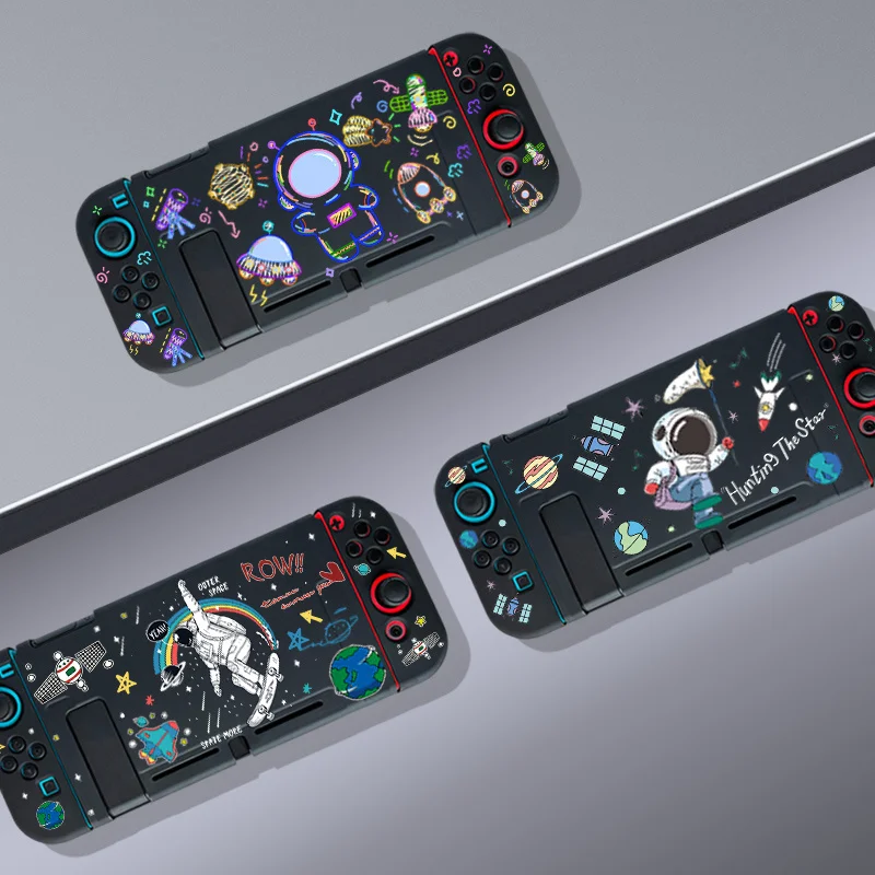 Cute Spaceman For Nintendo Switch Protective Case Soft TPU For Nintend Switch NS Console Joycon Cover Game Host Accessories
Cute Spaceman For Nintendo Switch Protective Case Soft TPU For Nintend Switch NS Console Joycon Cover Game Host Accessories