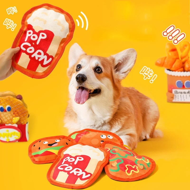 Hot sale Dog toys that resist biting grind teeth relieve boredom make noise popcorn large and small dog pet supplies
Hot sale Dog toys that resist biting grind teeth relieve boredom make noise popcorn large and small dog pet supplies