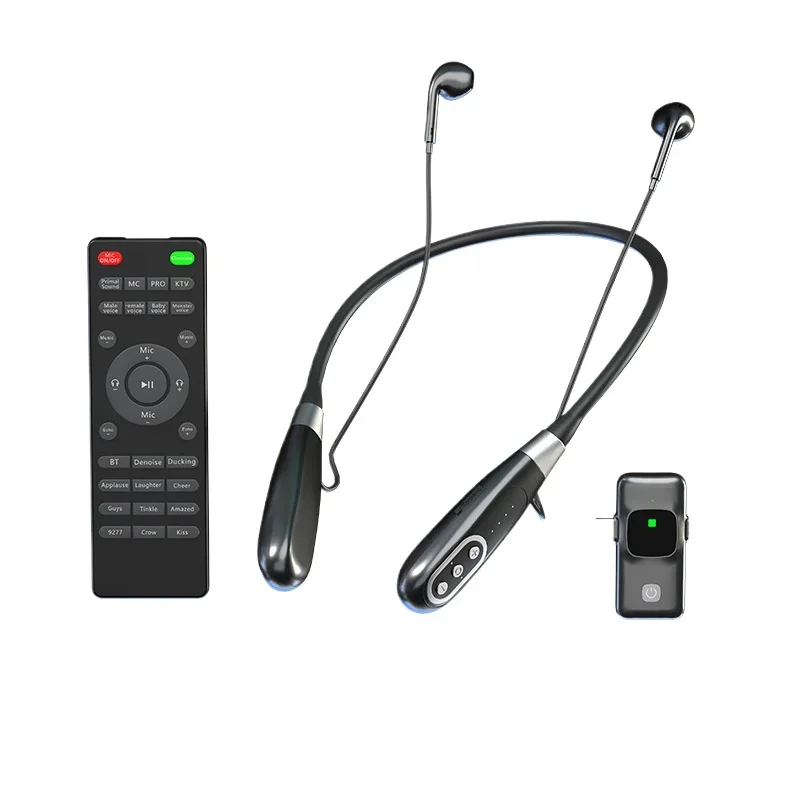 Wireless Live Broadcast Set Sound Card Microphone Headset All-in-one Machine Neck Monitor Headset Sound Card Bluetooth Earphone
Wireless Live Broadcast Set Sound Card Microphone Headset All-in-one Machine Neck Monitor Headset Sound Card Bluetooth Earphone