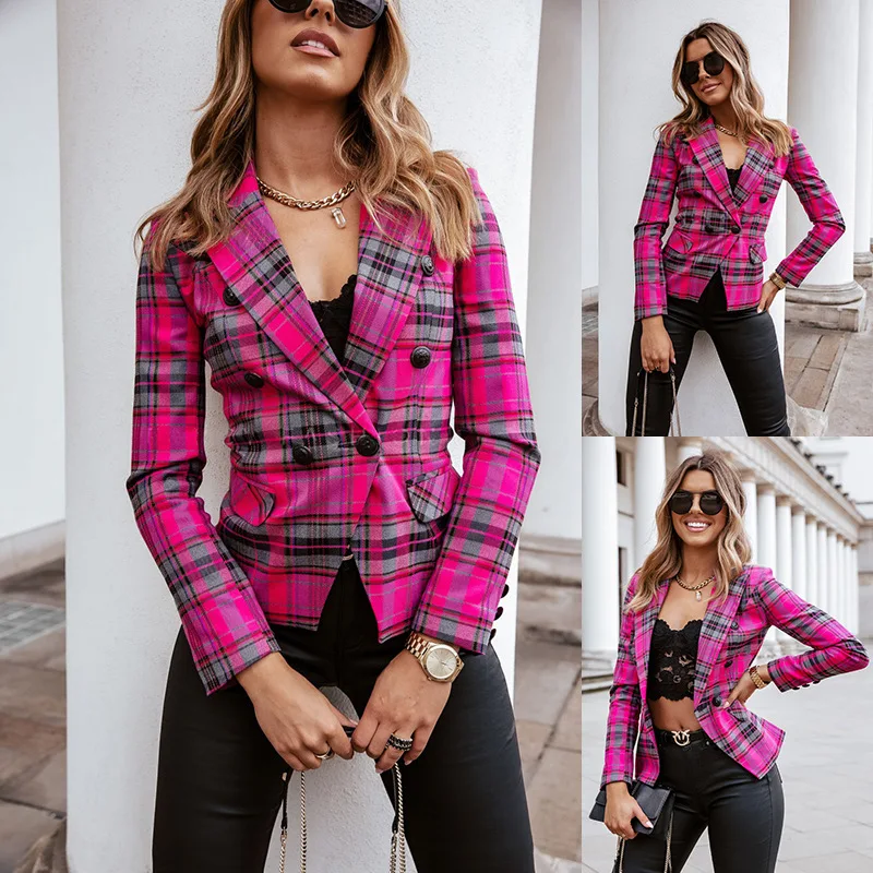The Spring and Autumn Annals Europe and America Jacket Women Blazer Printing Temperament Elegant Comfortable Self-cultivation
The Spring and Autumn Annals Europe and America Jacket Women Blazer Printing Temperament Elegant Comfortable Self-cultivation
