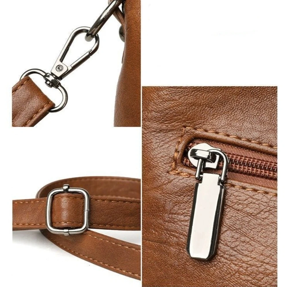New Retro Crossbody Bag Large Capacity Multi-Compartment Handbag Elegant Soft Leather Tote Bag Daily Use
New Retro Crossbody Bag Large Capacity Multi-Compartment Handbag Elegant Soft Leather Tote Bag Daily Use