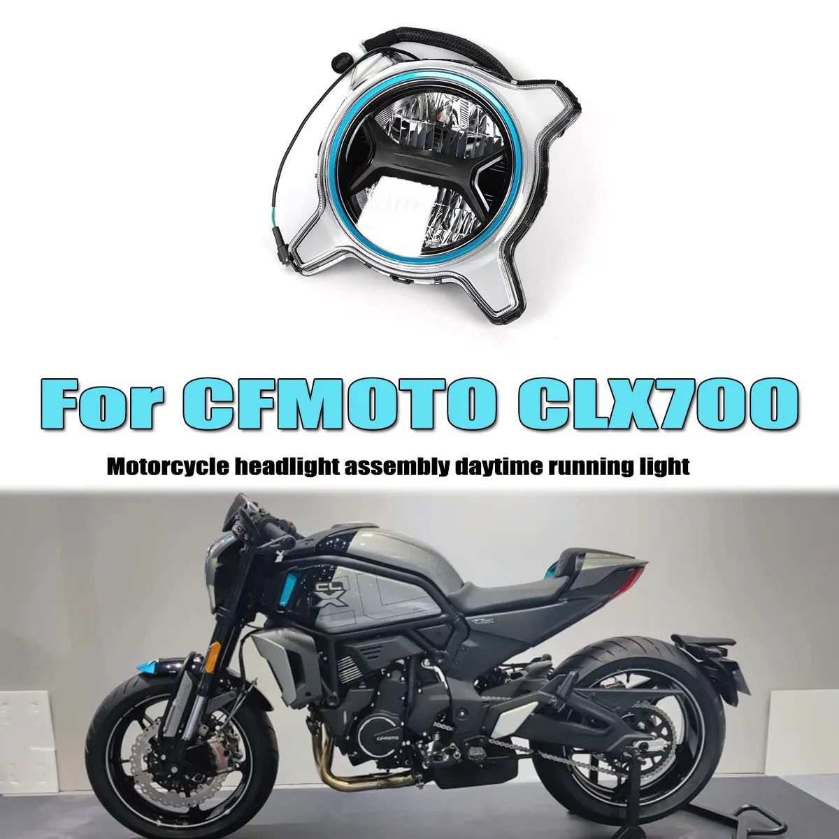 Fit For CF MOTO 700 CL-X 700 CLX 700 CLX700 700CL-X 700 Sports ADV Motorcycle Front Headlight Assembly Head Light
Fit For CF MOTO 700 CL-X 700 CLX 700 CLX700 700CL-X 700 Sports ADV Motorcycle Front Headlight Assembly Head Light