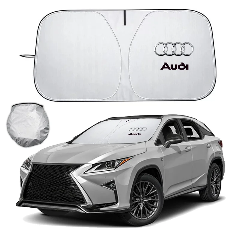 For Audi Car Windshield Sun Shade Cover Foldable Front Window Sun Visor Block UV Car Parasol Sunshade Protector Cover Sticker
For Audi Car Windshield Sun Shade Cover Foldable Front Window Sun Visor Block UV Car Parasol Sunshade Protector Cover Sticker