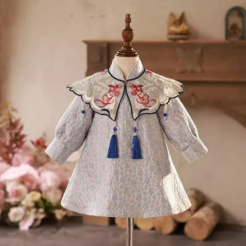 2024 Spring New Children's Embroidery Evening Gown Kids Catwalk Wedding Birthday Baptism Eid Party Girls Dresses A3633
2024 Spring New Children's Embroidery Evening Gown Kids Catwalk Wedding Birthday Baptism Eid Party Girls Dresses A3633