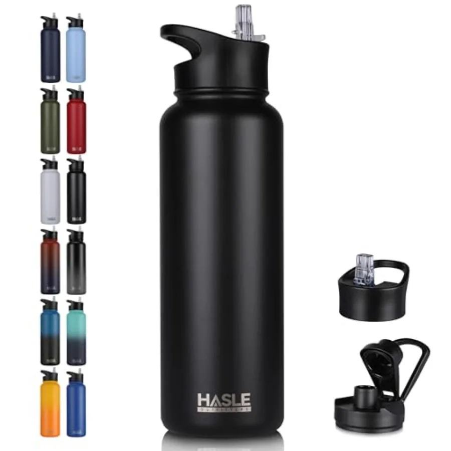 Stainless Steel Water Bottle for Sports, Vacuum Insulated Double Walled Leak Proof, Silver, Keeps Cold 24H/Hot 12H with Straw a
Stainless Steel Water Bottle for Sports, Vacuum Insulated Double Walled Leak Proof, Silver, Keeps Cold 24H/Hot 12H with Straw a