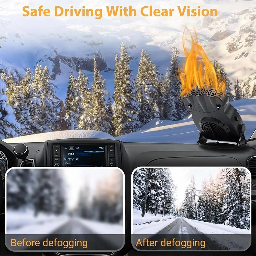 12V 150W Portable Car Heater 2 In 1 Heating Fan Windshield Lighter With Car Cigarette Defroster Essentials Demister O1I6
12V 150W Portable Car Heater 2 In 1 Heating Fan Windshield Lighter With Car Cigarette Defroster Essentials Demister O1I6