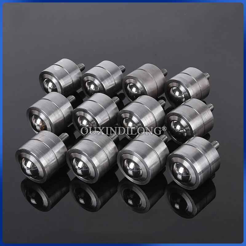 HOT 10PCS Heavy Precision Conveying Transfer Unit M10 Screw Ball Bearing Bull Eye Wheels Industrial Flexible Conveyor Rollers
HOT 10PCS Heavy Precision Conveying Transfer Unit M10 Screw Ball Bearing Bull Eye Wheels Industrial Flexible Conveyor Rollers
