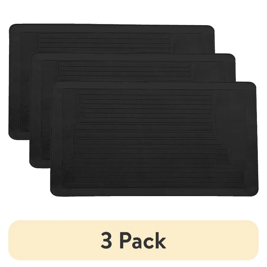(3 pack) 1PC Car Floor Mat Cargo Utility Black - Universal Fit
(3 pack) 1PC Car Floor Mat Cargo Utility Black - Universal Fit