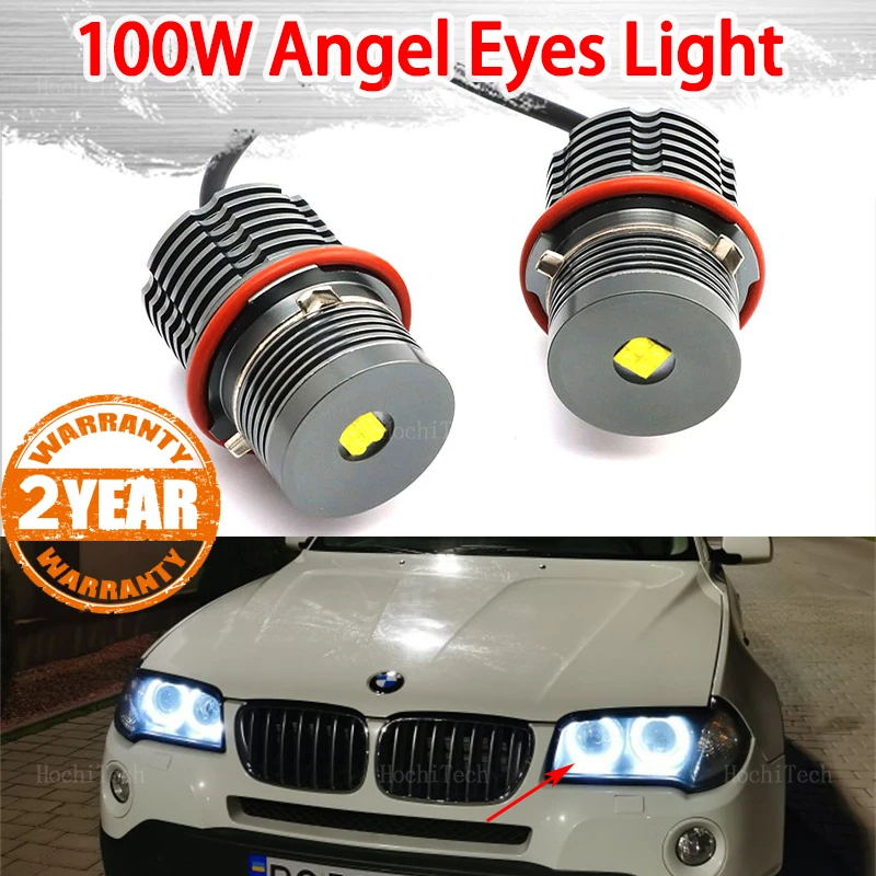 100w CANbus LED Angel Eyes Marker Lights Bulbs Error Free White for BMW E39 E81 E82 E87 E88 X5 E53 E60 E61 E63 E64 X3 E83
100w CANbus LED Angel Eyes Marker Lights Bulbs Error Free White for BMW E39 E81 E82 E87 E88 X5 E53 E60 E61 E63 E64 X3 E83