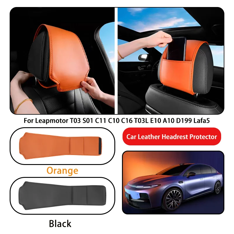 Leather Car Headrest Cover Anti-dirty and Wear-resistant For Leapmotor T03 S01 C11 C10 C16 T03L E10 A10 D199 Lafa5
Leather Car Headrest Cover Anti-dirty and Wear-resistant For Leapmotor T03 S01 C11 C10 C16 T03L E10 A10 D199 Lafa5