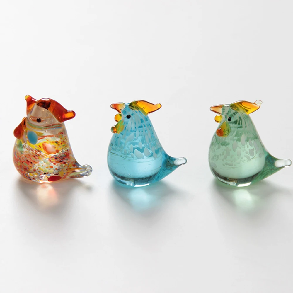 3Pcs Hand Blown Glass Rooster Figurine Collectible Mini Art Glass Chicken Sculpture Home Desktop Decoration Ornament Unique Gift
3Pcs Hand Blown Glass Rooster Figurine Collectible Mini Art Glass Chicken Sculpture Home Desktop Decoration Ornament Unique Gift