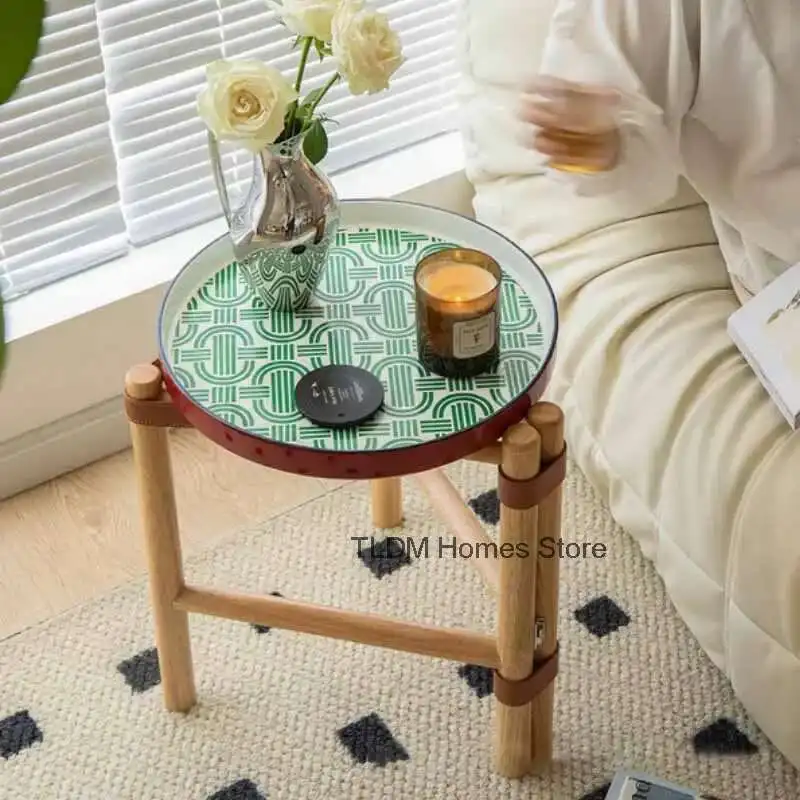 Vintage Solid Wood Small Round Coffee Tables Living Room Sofa Beside Home Decor Tray Side Table Storage Rack Balcony Shelving
Vintage Solid Wood Small Round Coffee Tables Living Room Sofa Beside Home Decor Tray Side Table Storage Rack Balcony Shelving