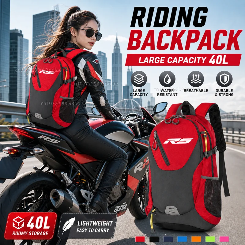 For RS660 RS457 RS125 RSV4 SR GT 125 250 RS 660 V4 457 Large Capacity WRacing travel Men waterproof Backpack Bag Motorcycle Gift
For RS660 RS457 RS125 RSV4 SR GT 125 250 RS 660 V4 457 Large Capacity WRacing travel Men waterproof Backpack Bag Motorcycle Gift