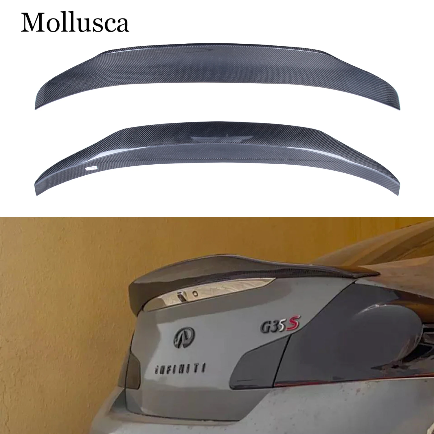 For Infiniti G series G25 G35 G37 4Door Sedan PSM Style Carbon fiber Spoiler Trunk wing 2007-2014 (not for STC)
For Infiniti G series G25 G35 G37 4Door Sedan PSM Style Carbon fiber Spoiler Trunk wing 2007-2014 (not for STC)