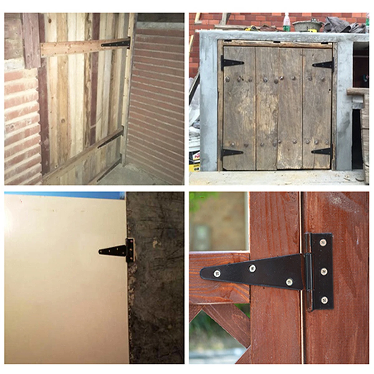 2pcs 2 Inches T Shape Hinges Galvanized Iron Heavy Duty Door Gate Hinge Rustproof Corrosion Resistant Furniture Hinges 6 Screw
2pcs 2 Inches T Shape Hinges Galvanized Iron Heavy Duty Door Gate Hinge Rustproof Corrosion Resistant Furniture Hinges 6 Screw