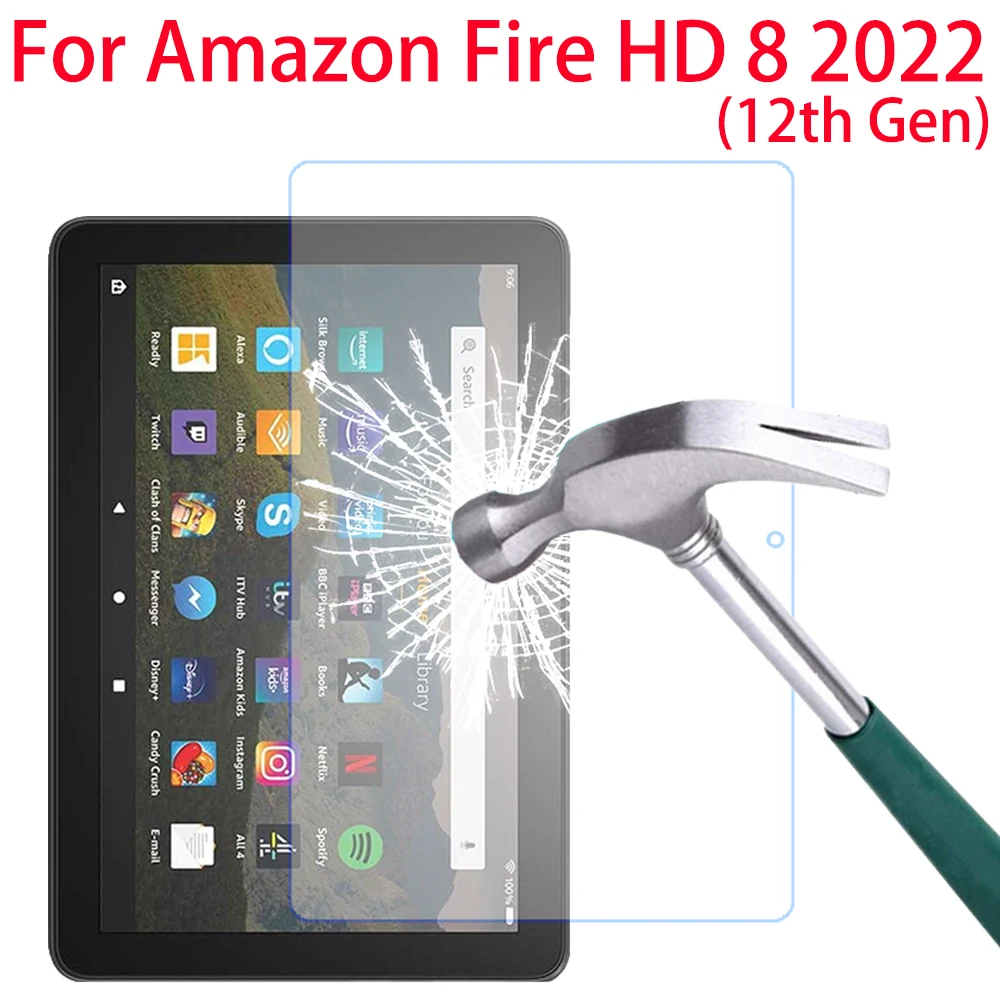 9H Tempered Glass Screen Protector For Amazon Fire HD 8 2022 8.0 inches 12th Gen Tempered Glass Guard Protective Film
9H Tempered Glass Screen Protector For Amazon Fire HD 8 2022 8.0 inches 12th Gen Tempered Glass Guard Protective Film