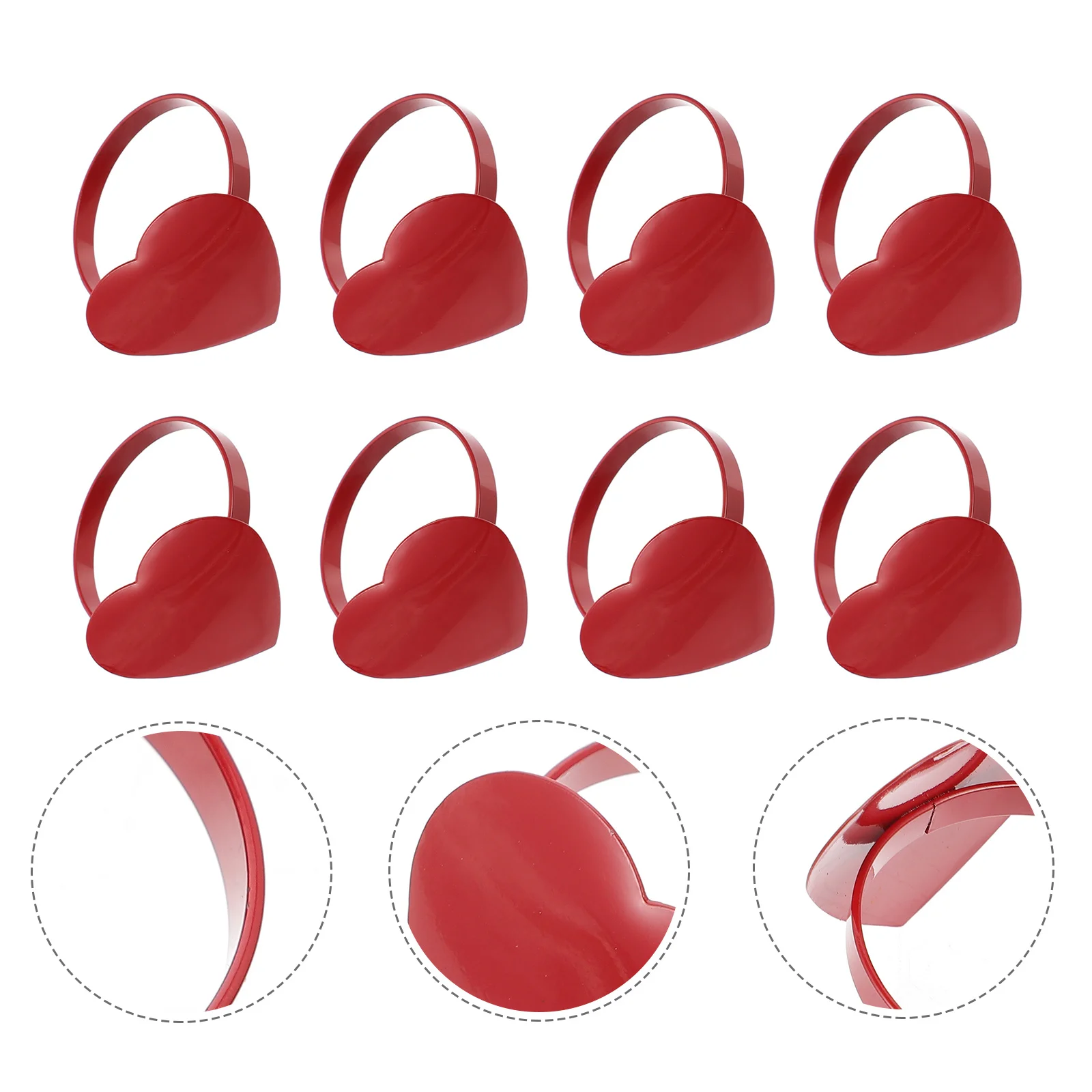 8pcs Heart Napkin Buckles Metal Decorative Napkin Rings Valentine'S Day Tableware Accessories Wedding Anniversary Party Decor
8pcs Heart Napkin Buckles Metal Decorative Napkin Rings Valentine'S Day Tableware Accessories Wedding Anniversary Party Decor