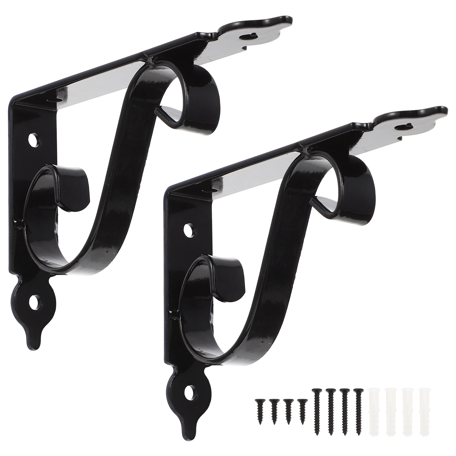2 Sets Heavy Duty Shelf Brackets Black Wall Mounted Triangle Angle Iron Material Living Room Study Kitchen Storage
2 Sets Heavy Duty Shelf Brackets Black Wall Mounted Triangle Angle Iron Material Living Room Study Kitchen Storage
