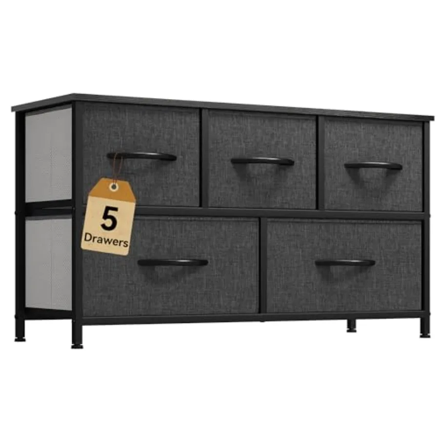 5 Dresser for Bedroom Fabric 5 Drawers Chest of Drawers for Closet Black Dresser and Chest of Drawers
5 Dresser for Bedroom Fabric 5 Drawers Chest of Drawers for Closet Black Dresser and Chest of Drawers