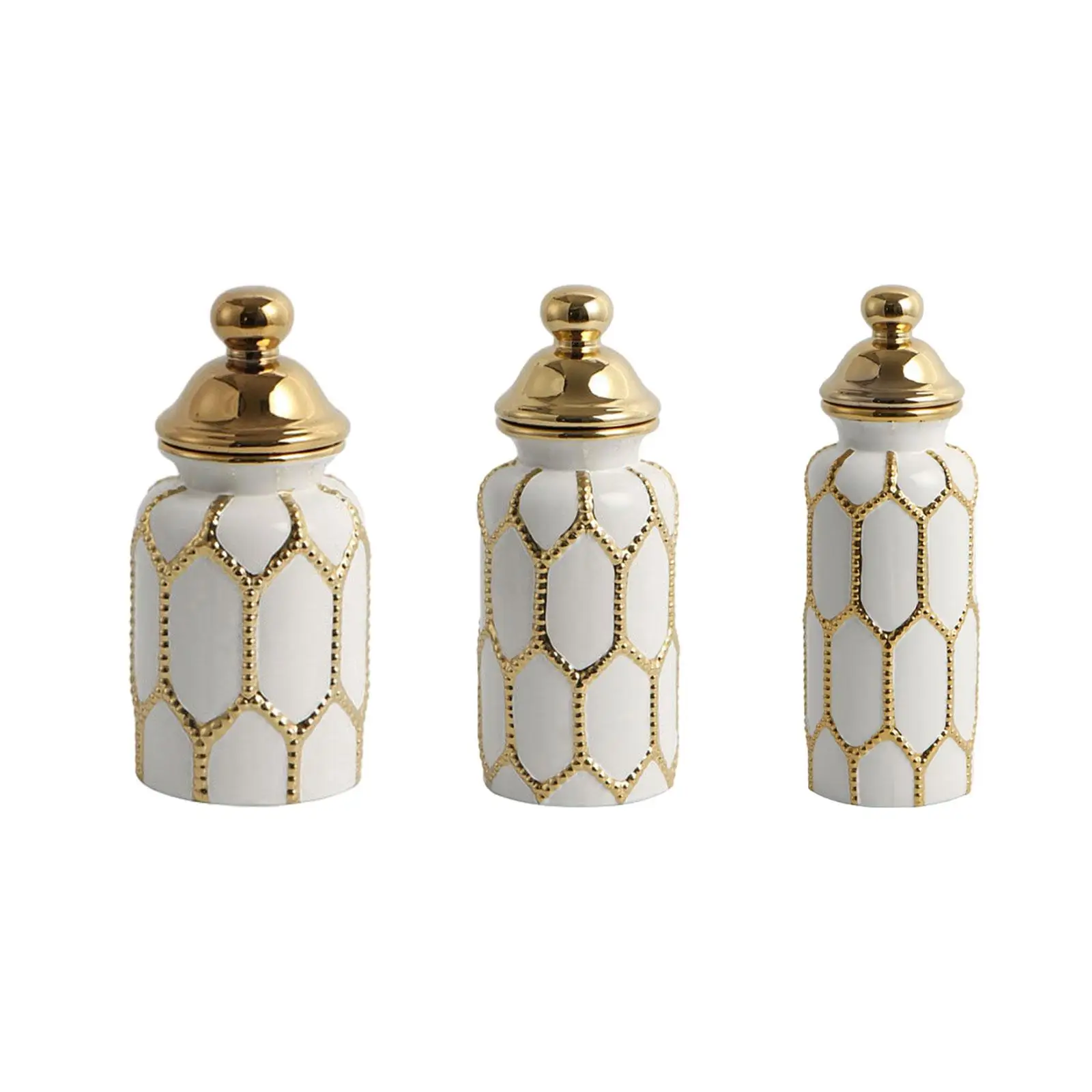Porcelain Ginger Jar Ornament Gift Ceramic Tea Canister Tin Storage Pot for Cabinet Wedding Table Centerpiece Party Office
Porcelain Ginger Jar Ornament Gift Ceramic Tea Canister Tin Storage Pot for Cabinet Wedding Table Centerpiece Party Office