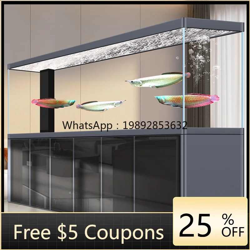 YFY New Rounded Corner Aluminum Alloy Dragon Fish Tank Living Room Home Screen Office Bottom Filter Large Fish Tank
YFY New Rounded Corner Aluminum Alloy Dragon Fish Tank Living Room Home Screen Office Bottom Filter Large Fish Tank