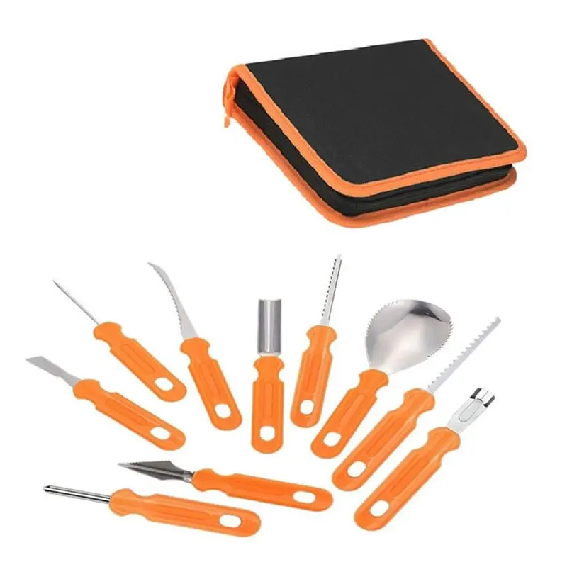 【PRICE-DROP!】Pumpkin Carving Tools Set- 10PCS Halloween DIY Lantern Cutting Hand Tools Clay Tools Included
【PRICE-DROP!】Pumpkin Carving Tools Set- 10PCS Halloween DIY Lantern Cutting Hand Tools Clay Tools Included