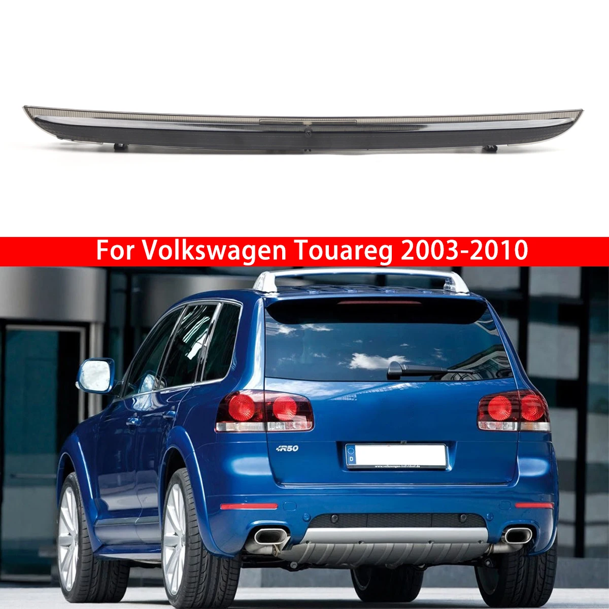 Smoked High Brake Signal Lamp High Mounted 3rd Brake Light 7L6945097B LED High Level Third Brake Light For VW Touareg 2003-2010
Smoked High Brake Signal Lamp High Mounted 3rd Brake Light 7L6945097B LED High Level Third Brake Light For VW Touareg 2003-2010